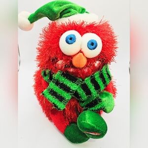 2006 Gemmy Merry Monsters Animated Christmas Red Sings "Mahna Mahna" Rare Tested